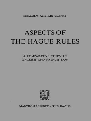 cover image of Aspects of the Hague Rules
